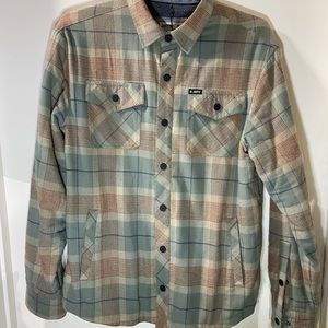 Jetty polar fleece lined flannel size Med